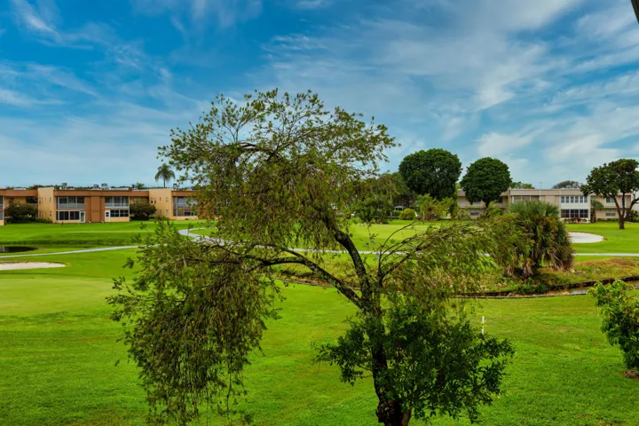 Beautiful views of the golf course
