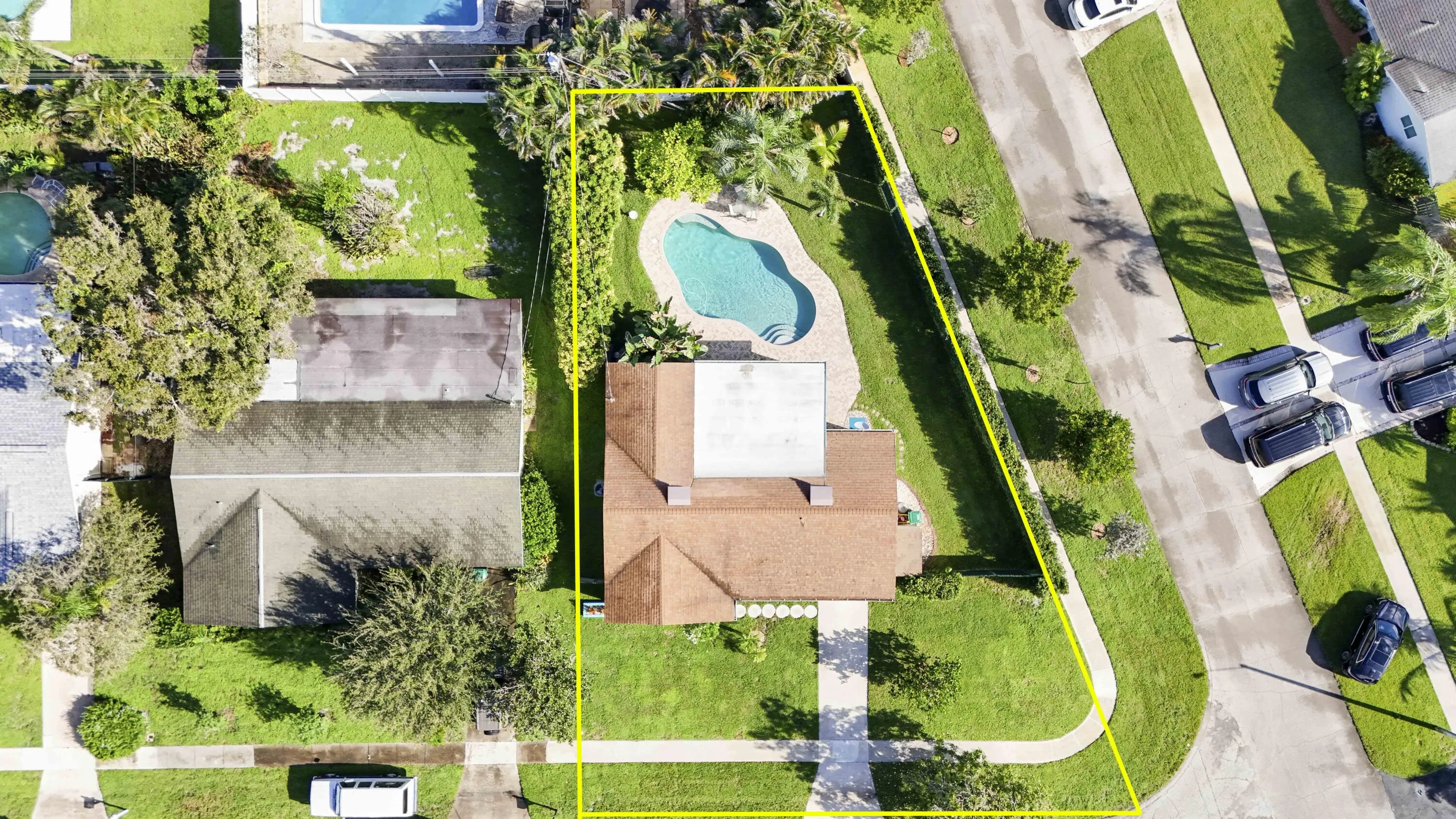 Aerial of House