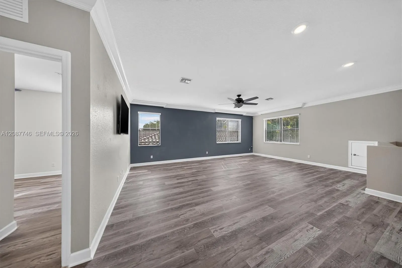 upstairs