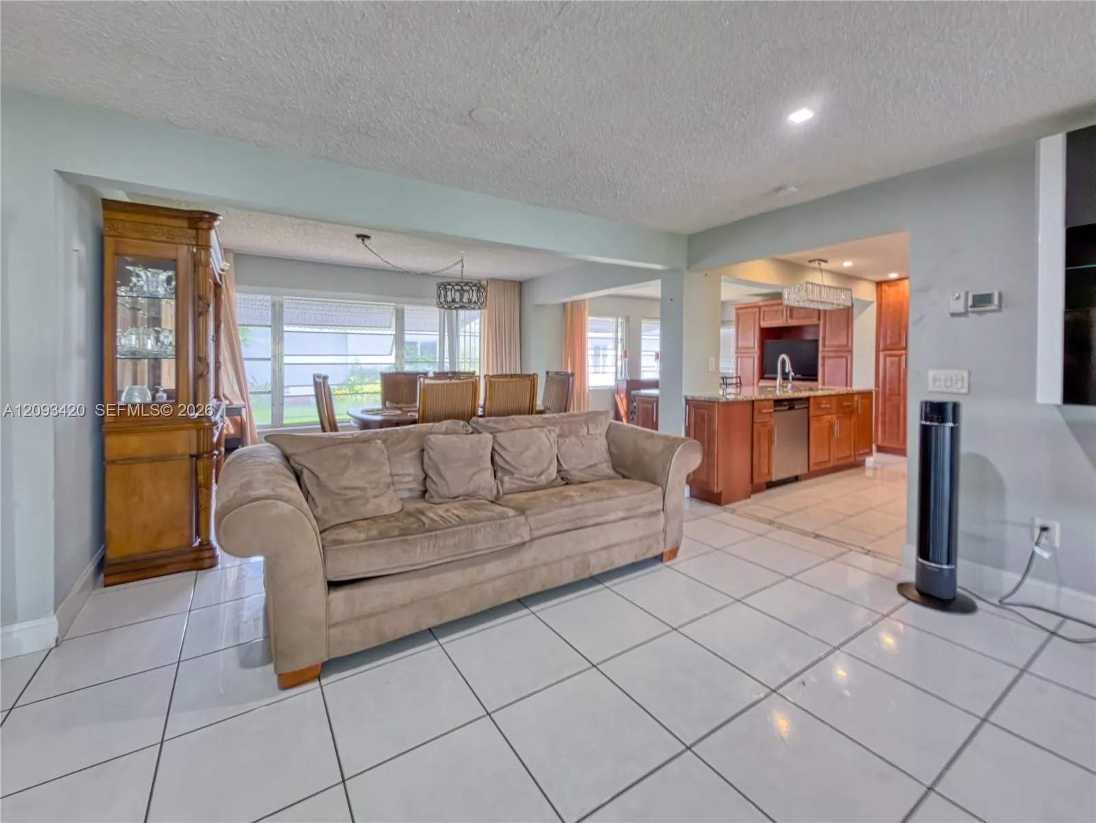 Ample living room