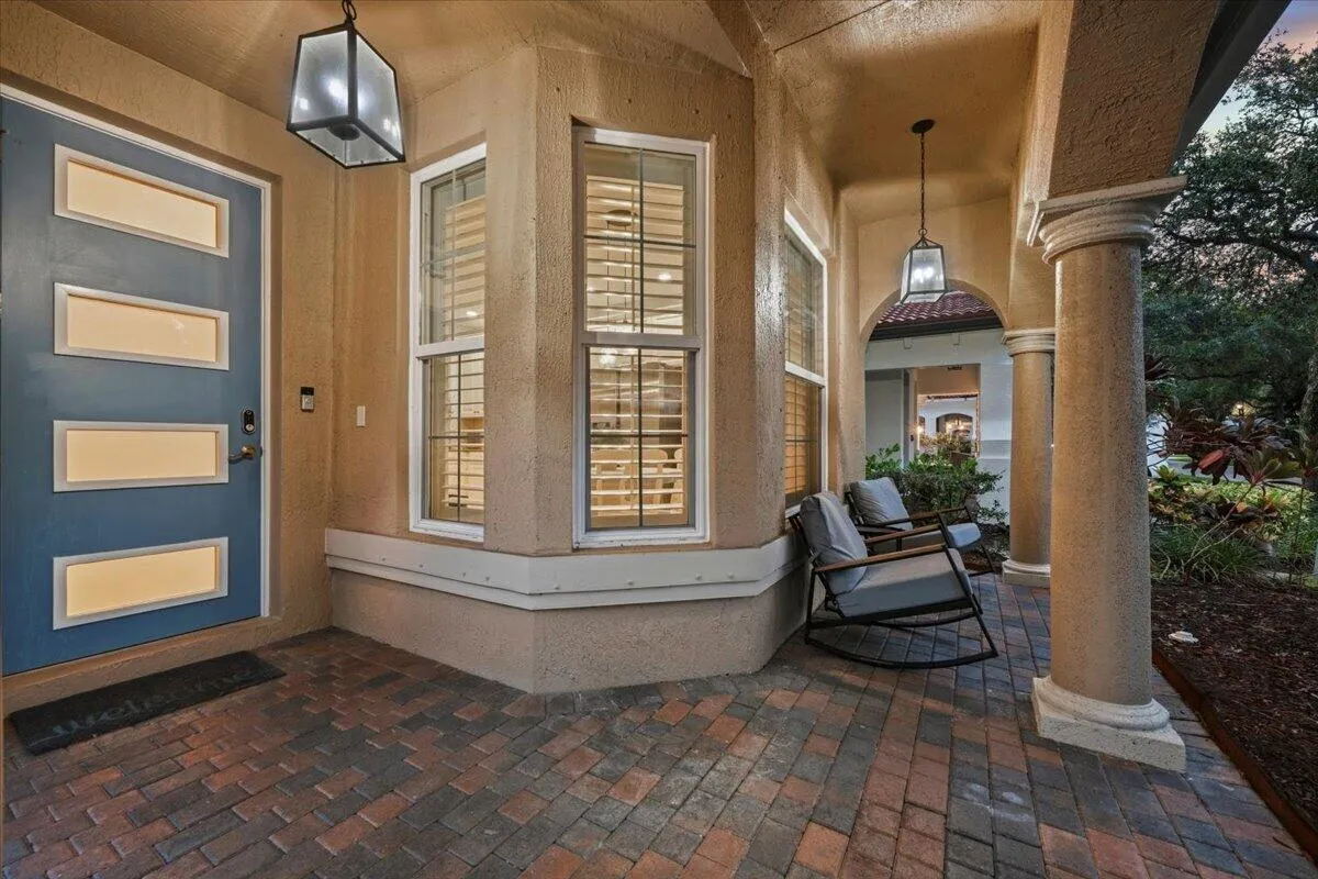 Inviting Porch Entryway