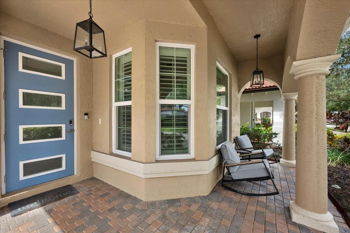 Inviting Porch Entryway