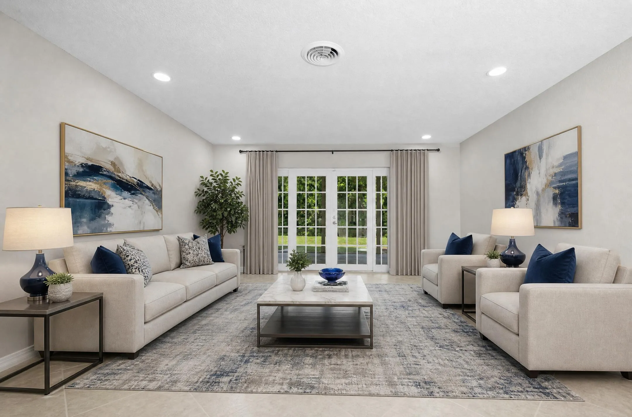 4471 NW 6th Ct - Living Staged