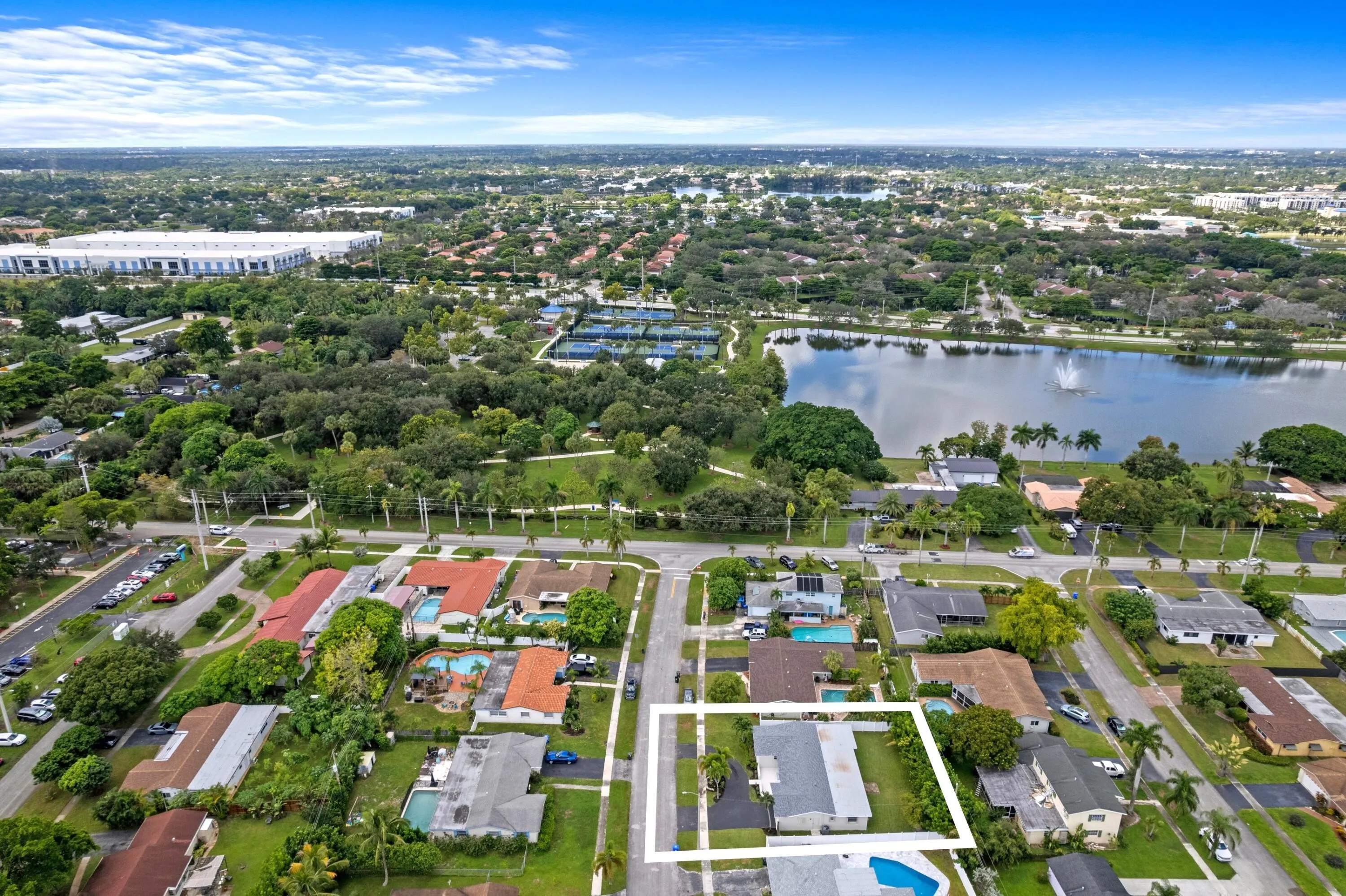 4471 NW 6th Ct - Aerial 1