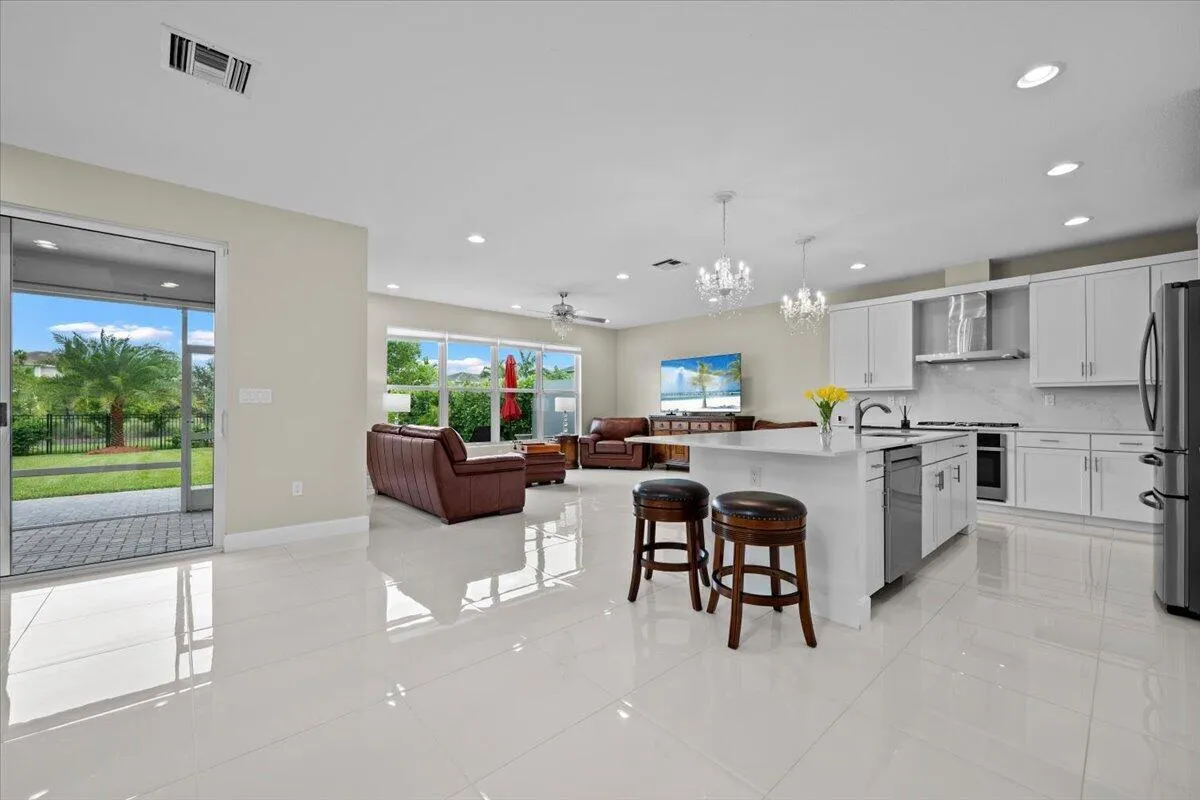 Kitchen and Living Room