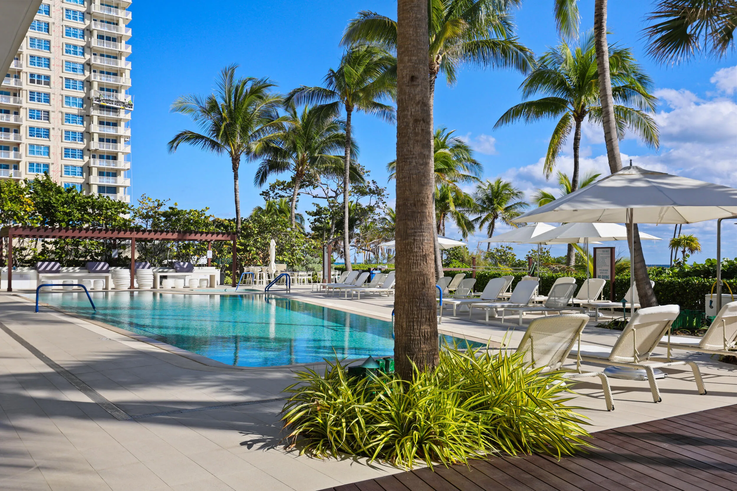 Sabbia Beach is a flagship luxury condominium positioned directly on the sand and an unmistakable presence on the Pompano Beach skyline. Offering 200 feet of shoreline and 30,000 square feet of private oceanfront grounds, residents and guests enjoy a private beach, resort-style pool, oceanfront fitness center, elegant clubroom, business center, valet parking, 24-hour security and an unmatched oceanfront lifestyle.