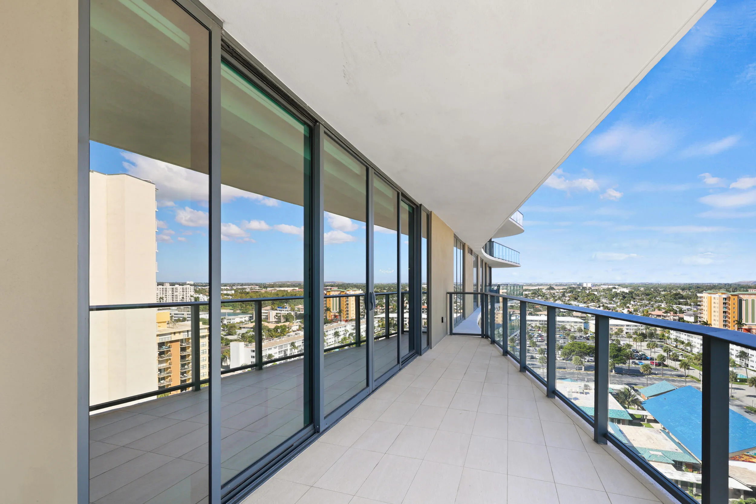 Exquisite sunrises and breathtaking sunsets. Your wrap-around balcony in Sabbia 1402 is something extremely hard to find in luxury building.