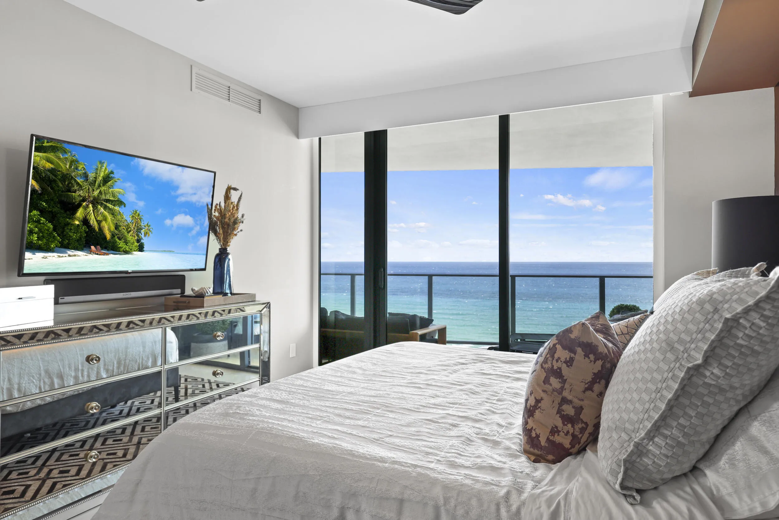 Imagine waking in your own bed to the soothing rhythm of the waves, the morning light dancing across the water and endless Atlantic views unfolding before you.
