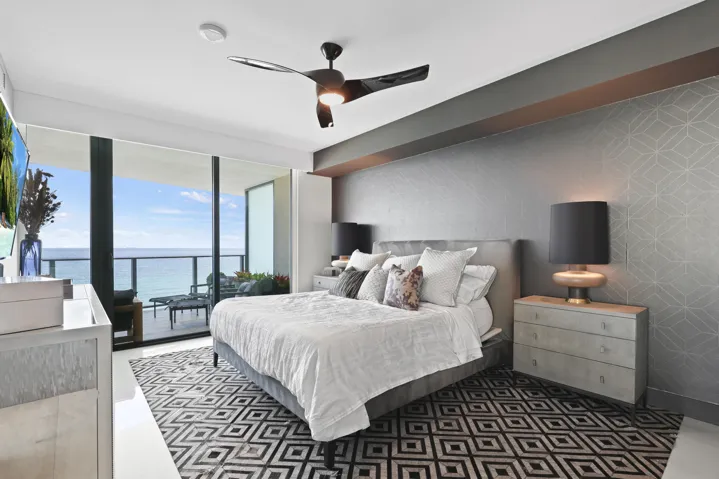 The primary suite is nothing short of spectacular, blending custom finishes and seamless automation with a sumptuous ensuite bathroom designed to feel like a private retreat.