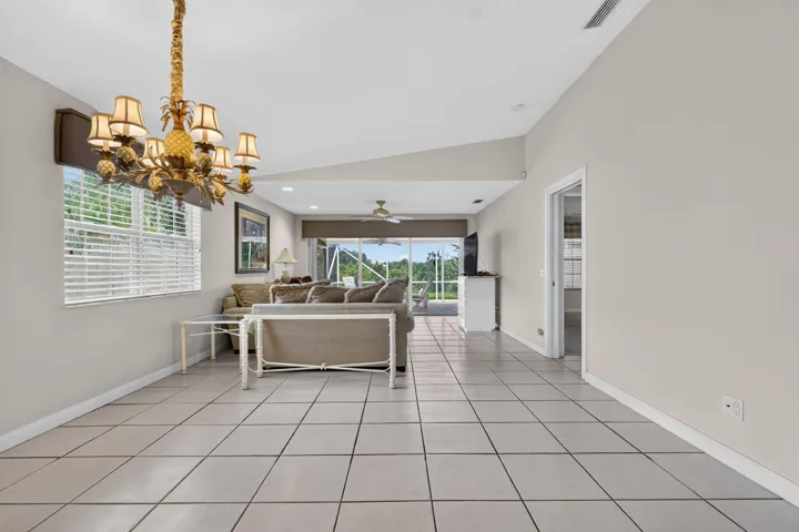 Looking into dining room/sitting room from kitchen