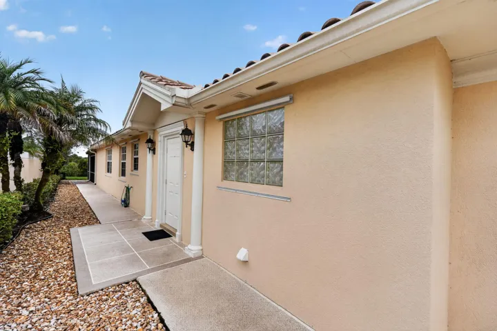 Walkway to front door