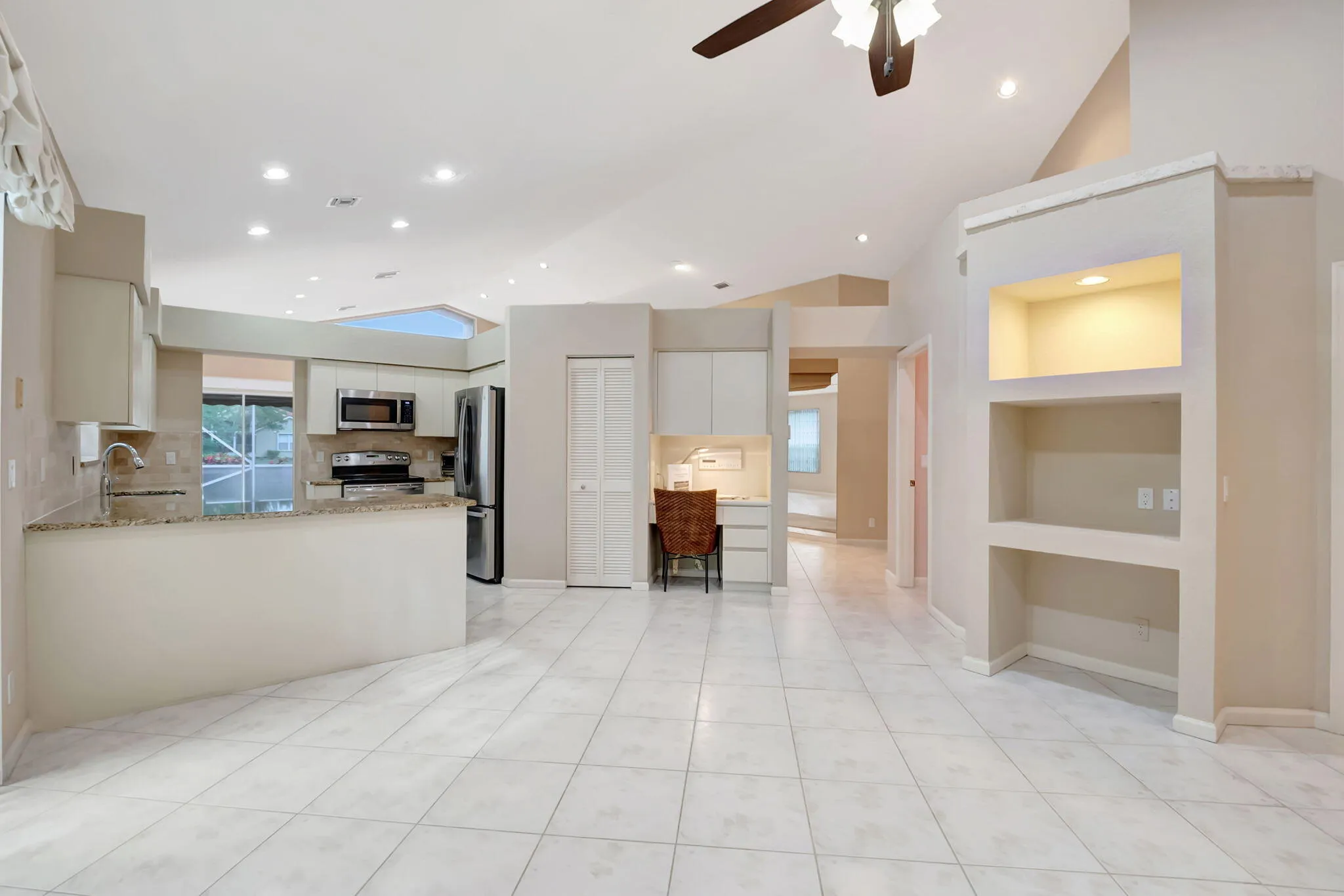 Kitchen + family room