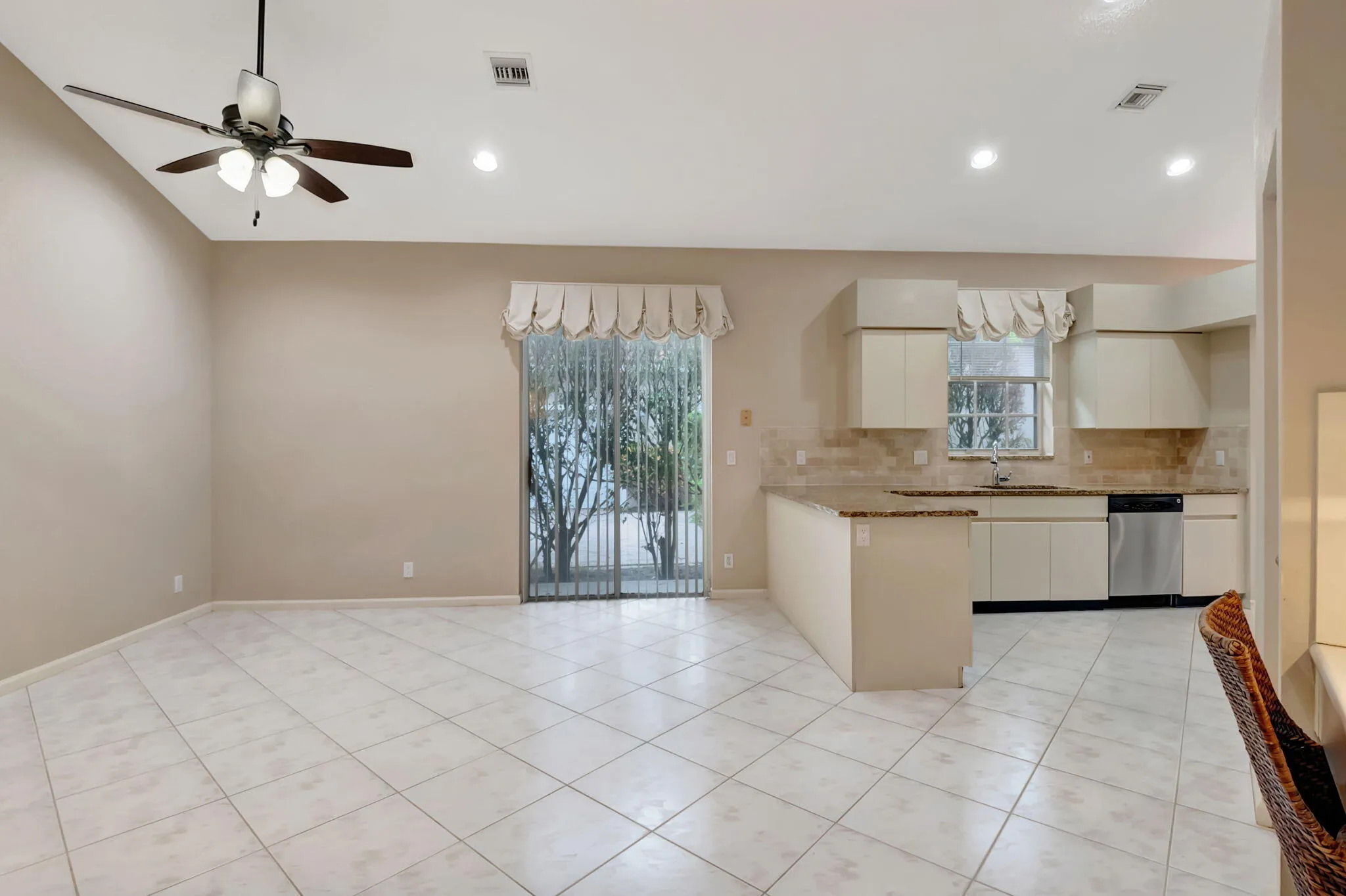 Kitchen + family room