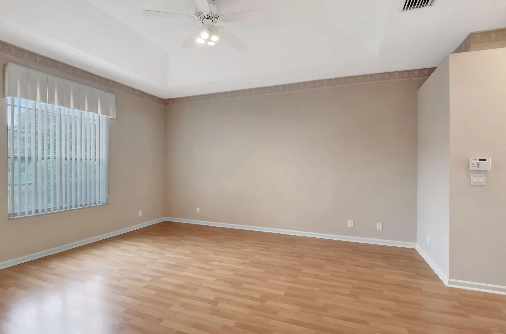 Primary bedroom with lake view