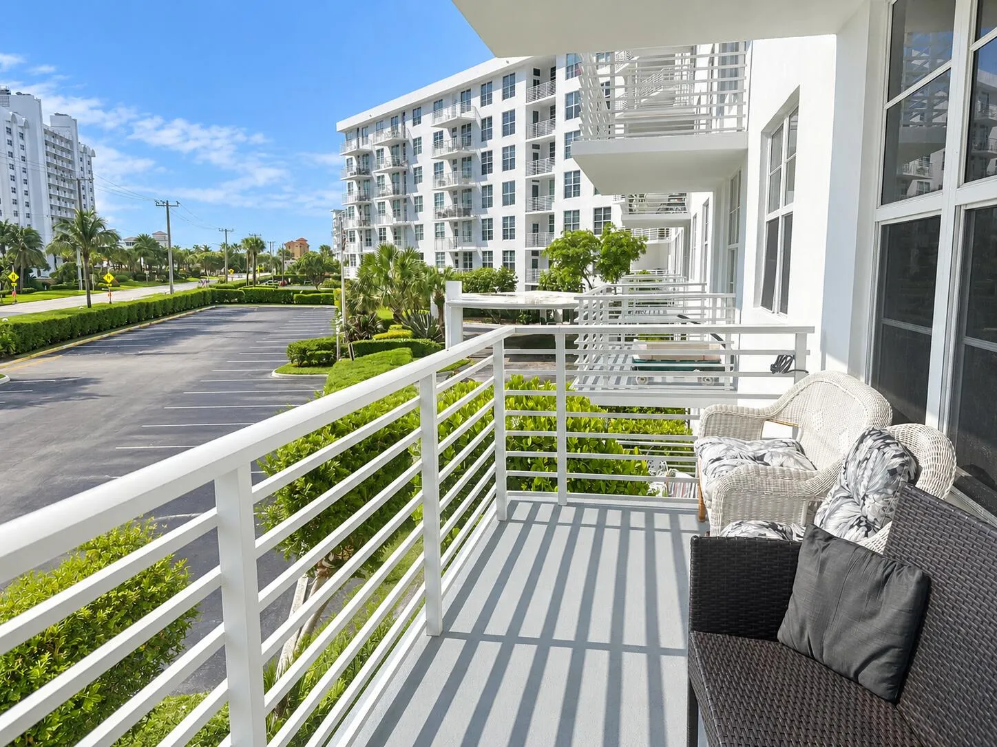 South view on your balcony