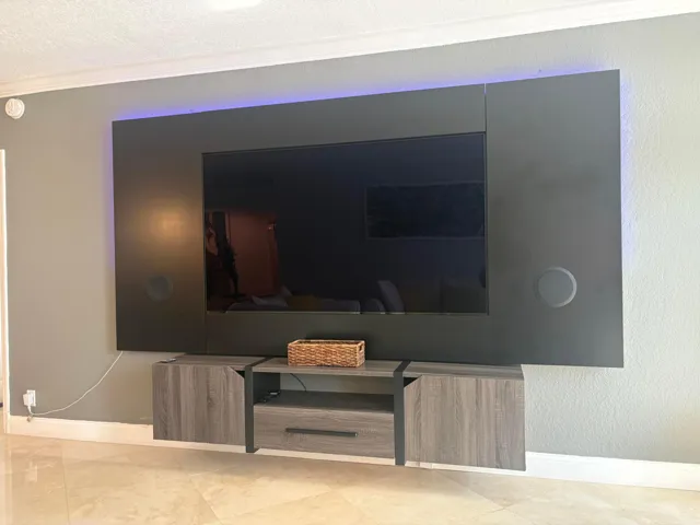 Enjoy watching your large screen --cable and internet included