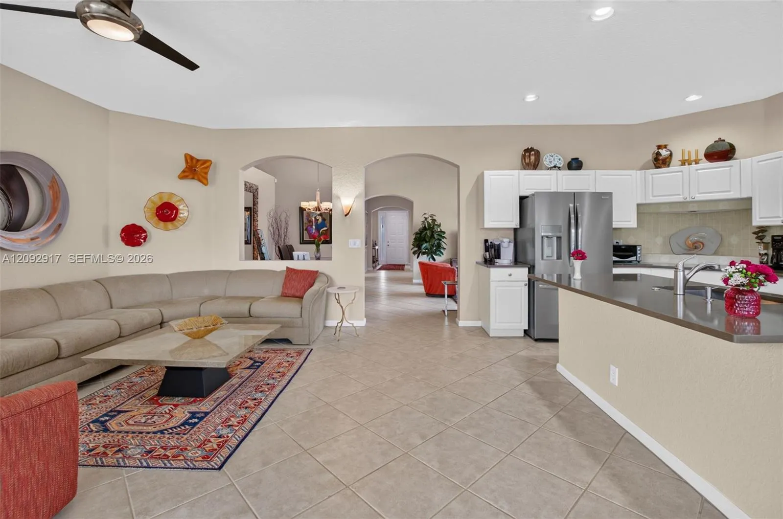 Great Room with eat-in kitchen.