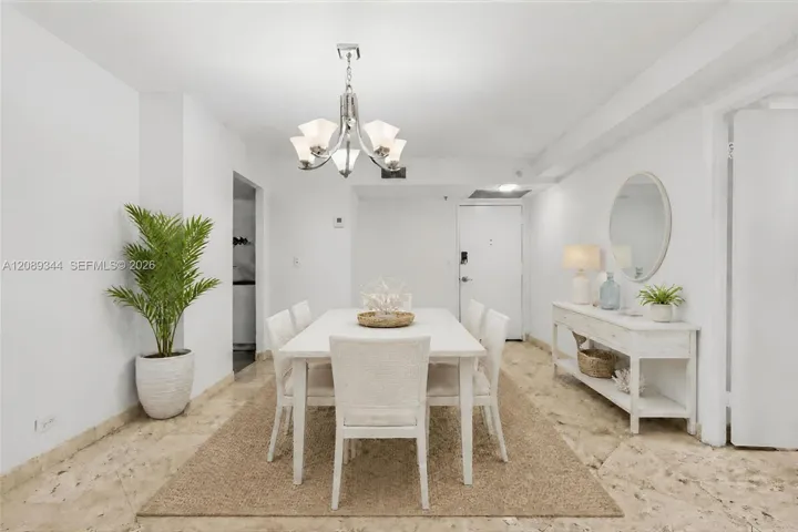 Virtually Staged Dining Area