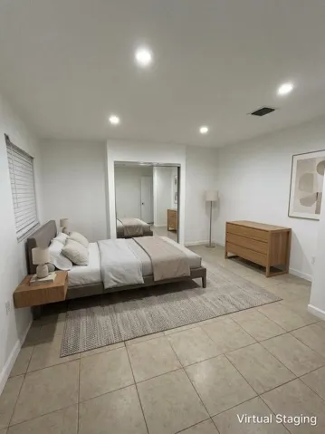 Mother in law suite-bedroom virtual staging
