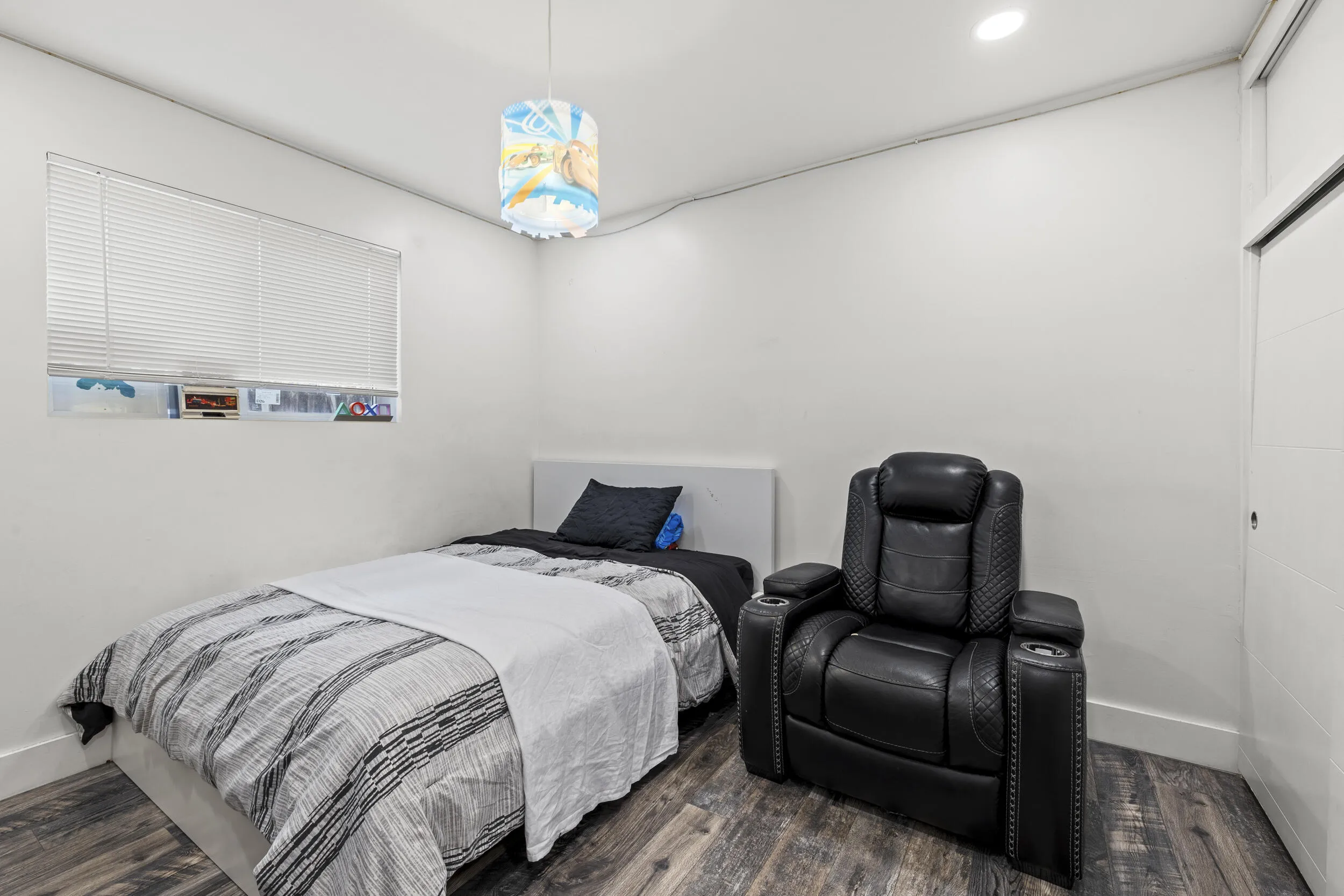spacious bedroom