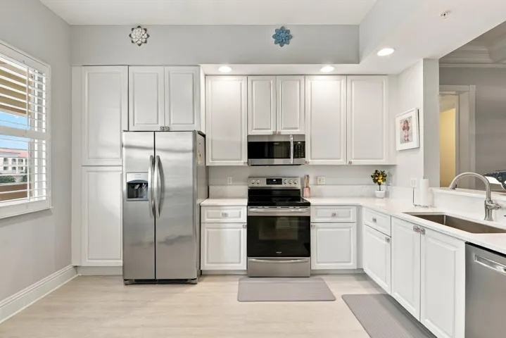 New counters and stainless appliances