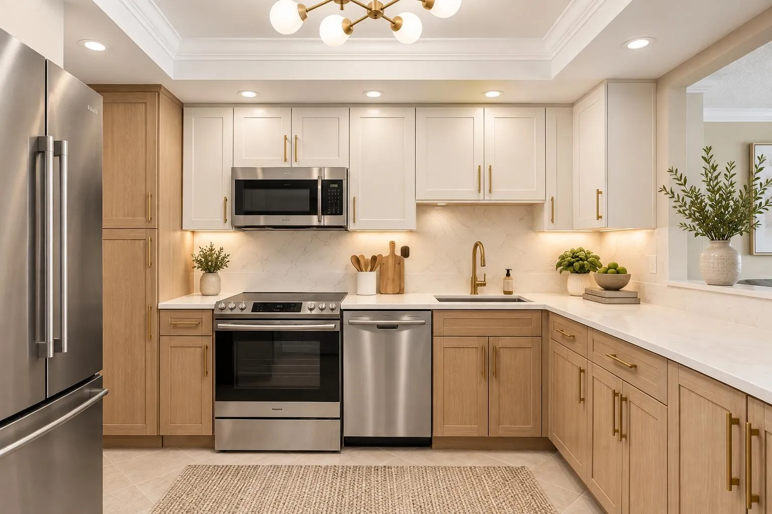 AI rendered kitchen