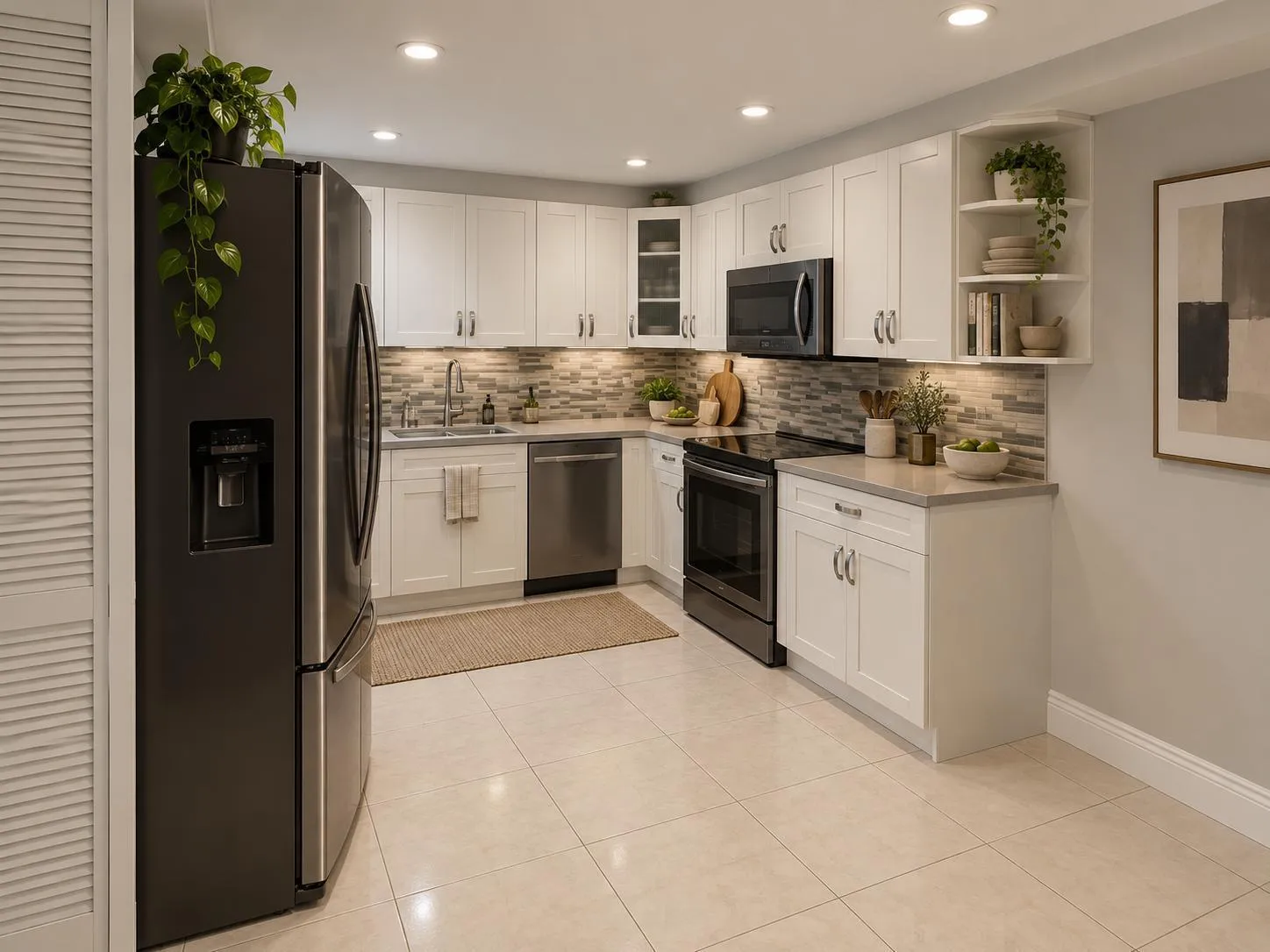 Virtually enhanced Kitchen