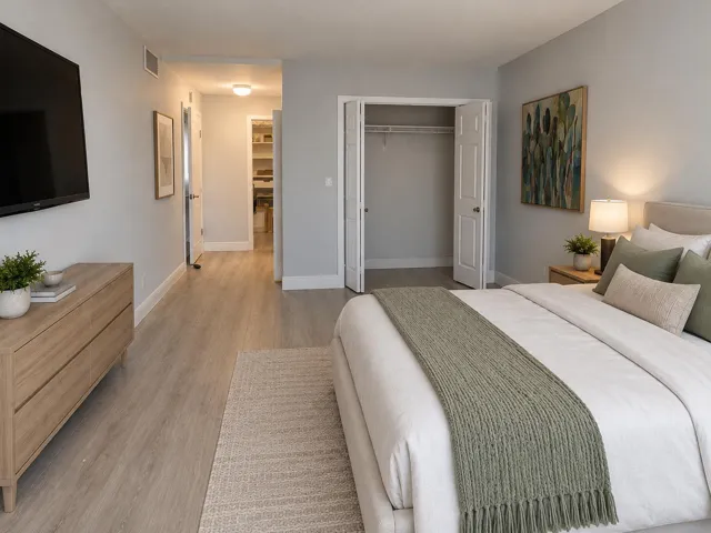 Virtually Enhanced Master bedroom