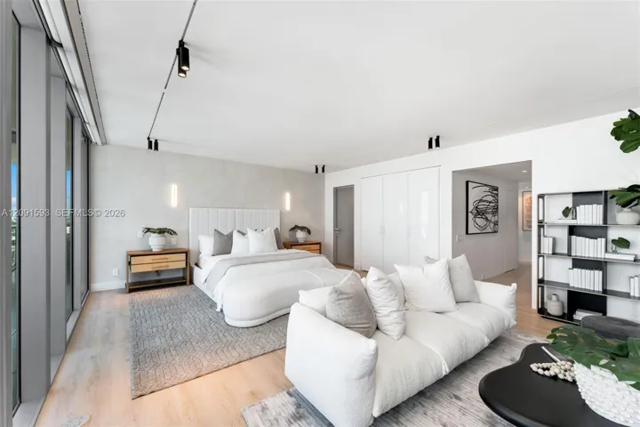 Bay-Side Primary Bedroom