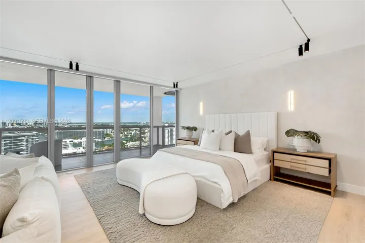 Bay-Side Primary Bedroom