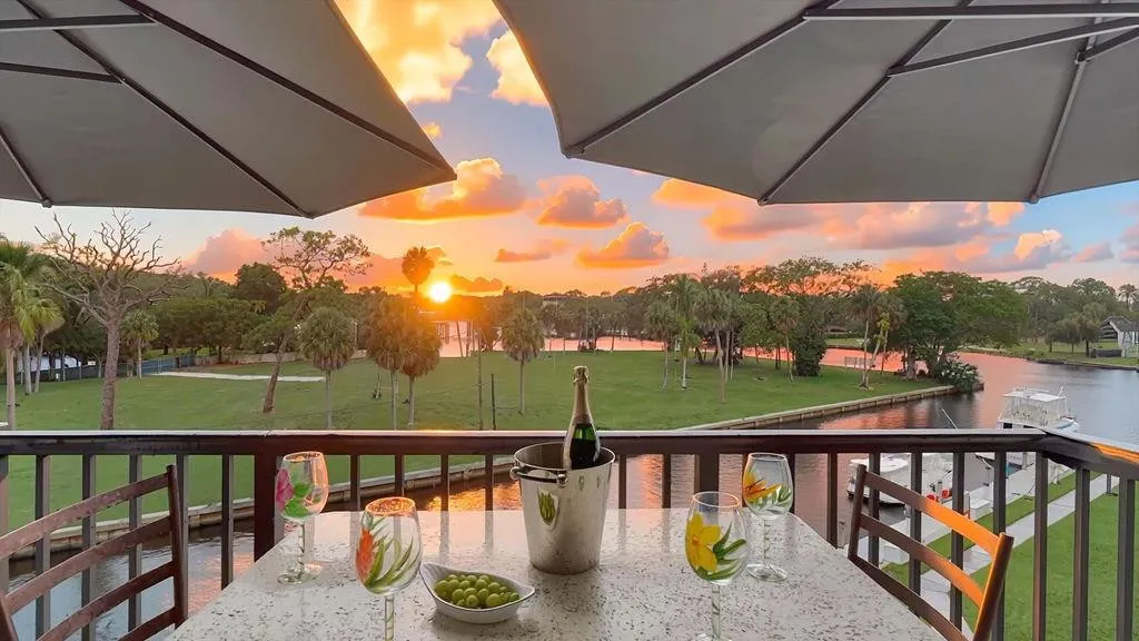Sunsets from the balcony