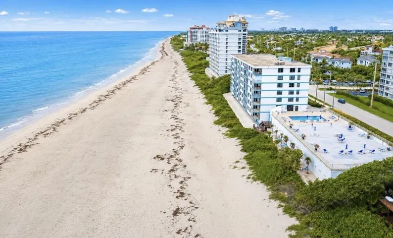 Directly on the sand with unobstructed views of the Atlantic Ocean
