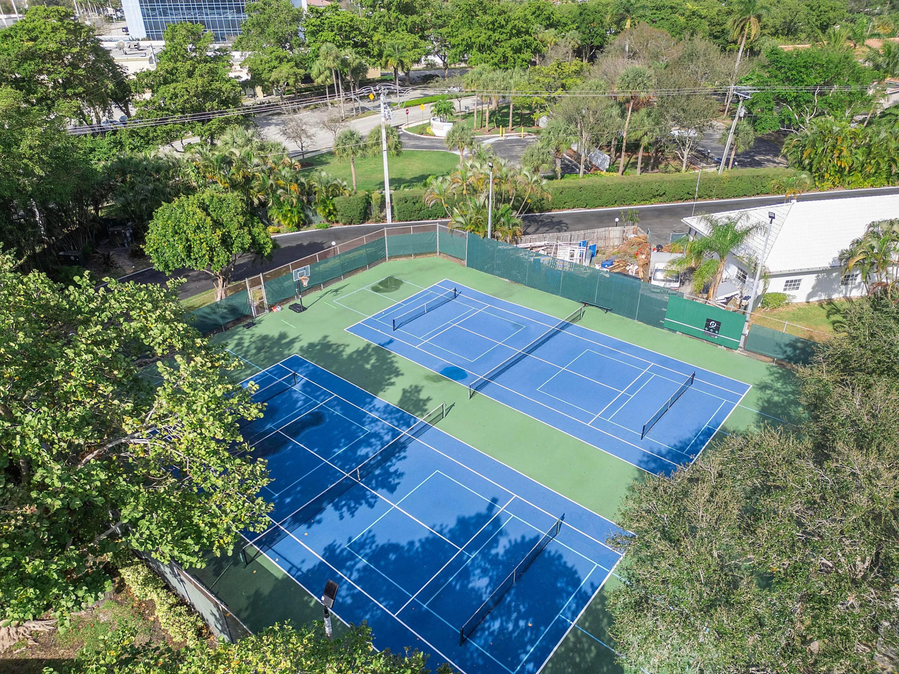 Tennis courts