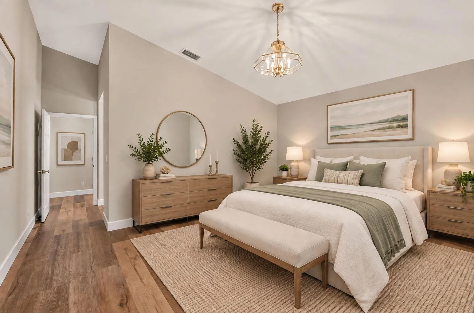 PRIMARY BDRM VIRTUALLY STAGED
