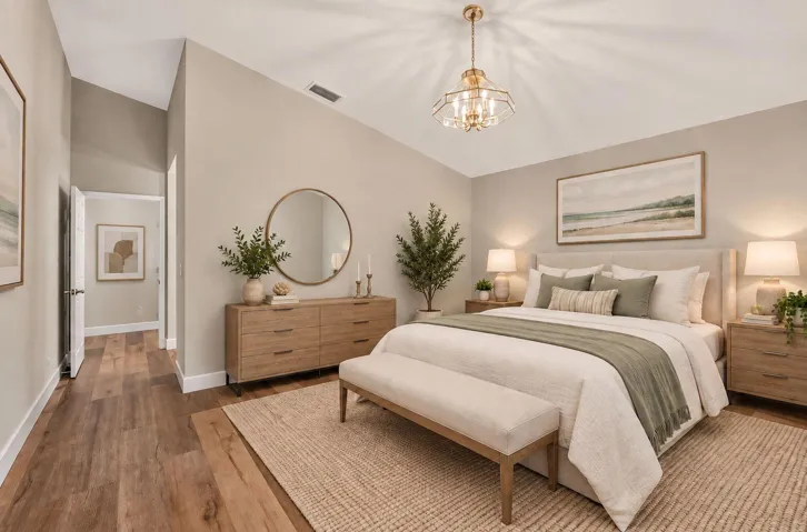 PRIMARY BDRM VIRTUALLY STAGED