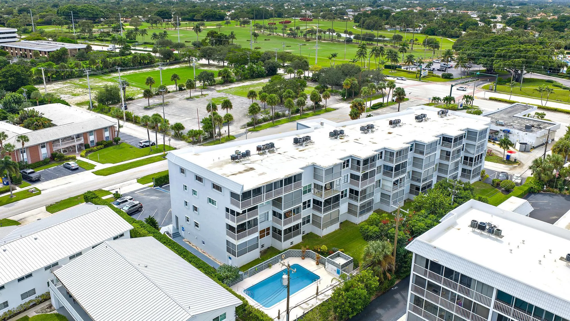 Aerial - Back of Building