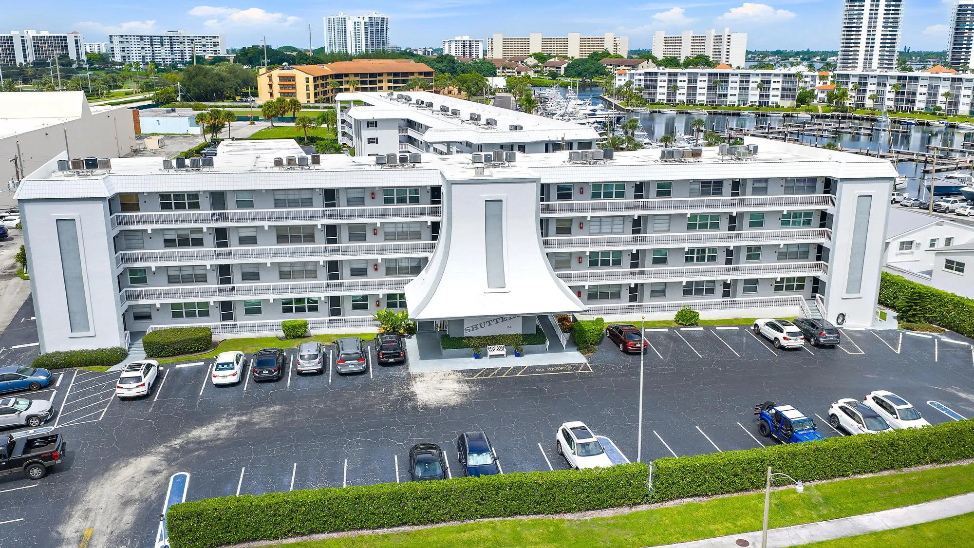 Aerial - Front of Building