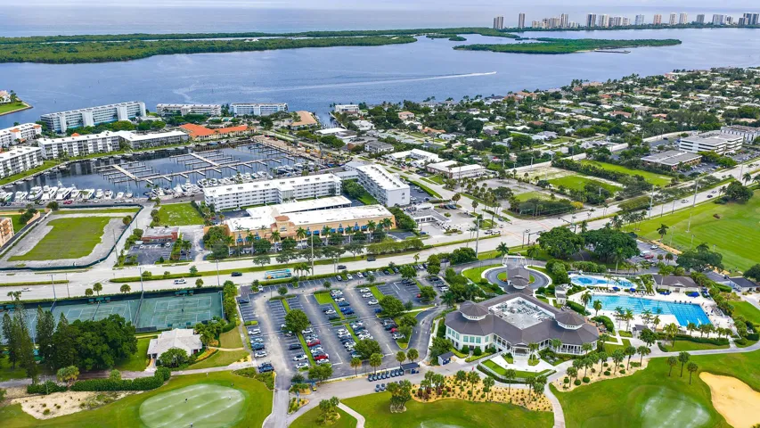 Aerial to the East-North Palm Beach Country Club Amenities
