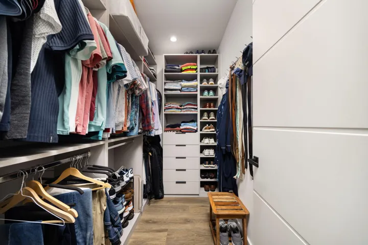 Two of Two walk in closets primary