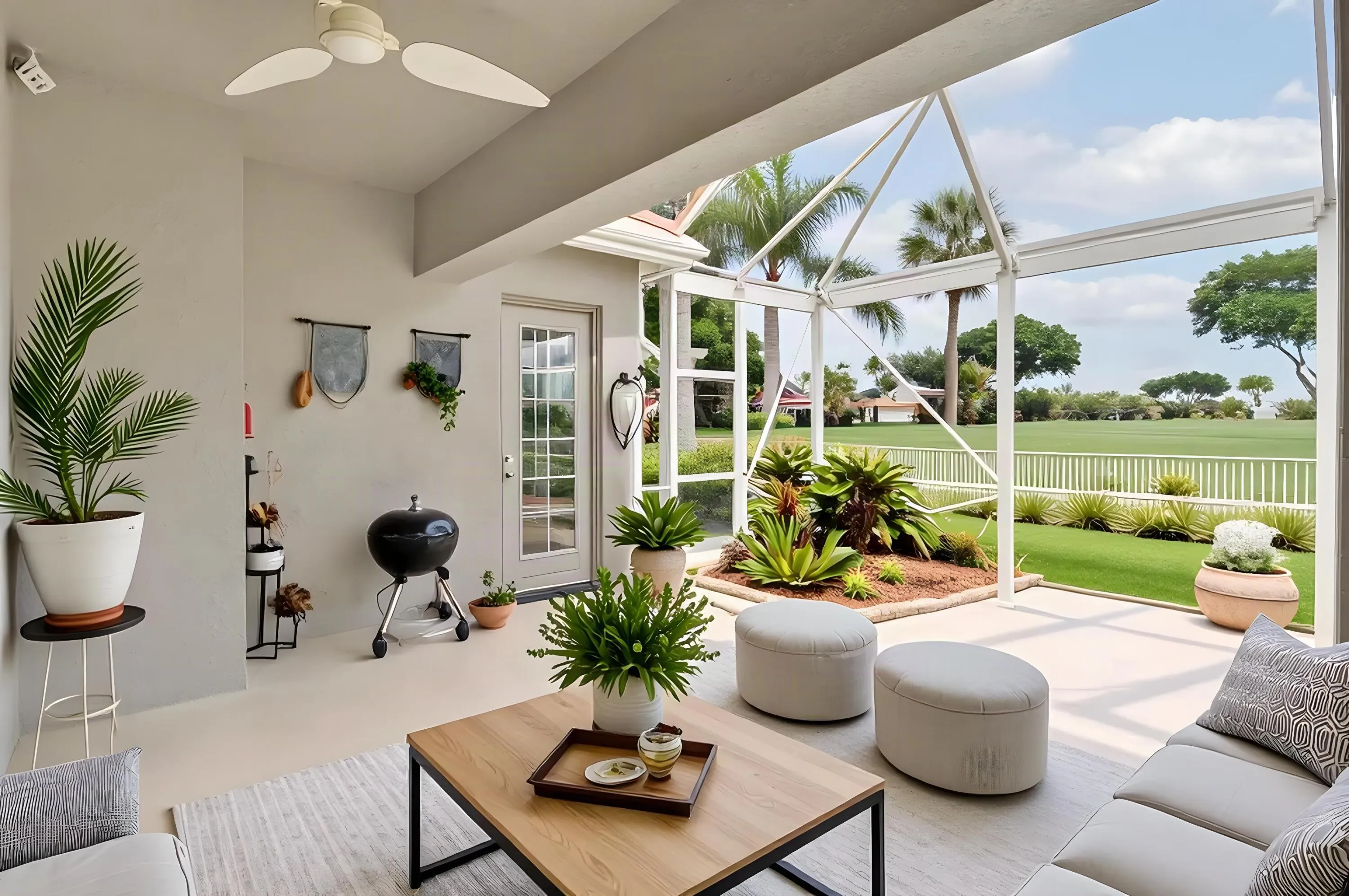 Virtually Staged Lanai