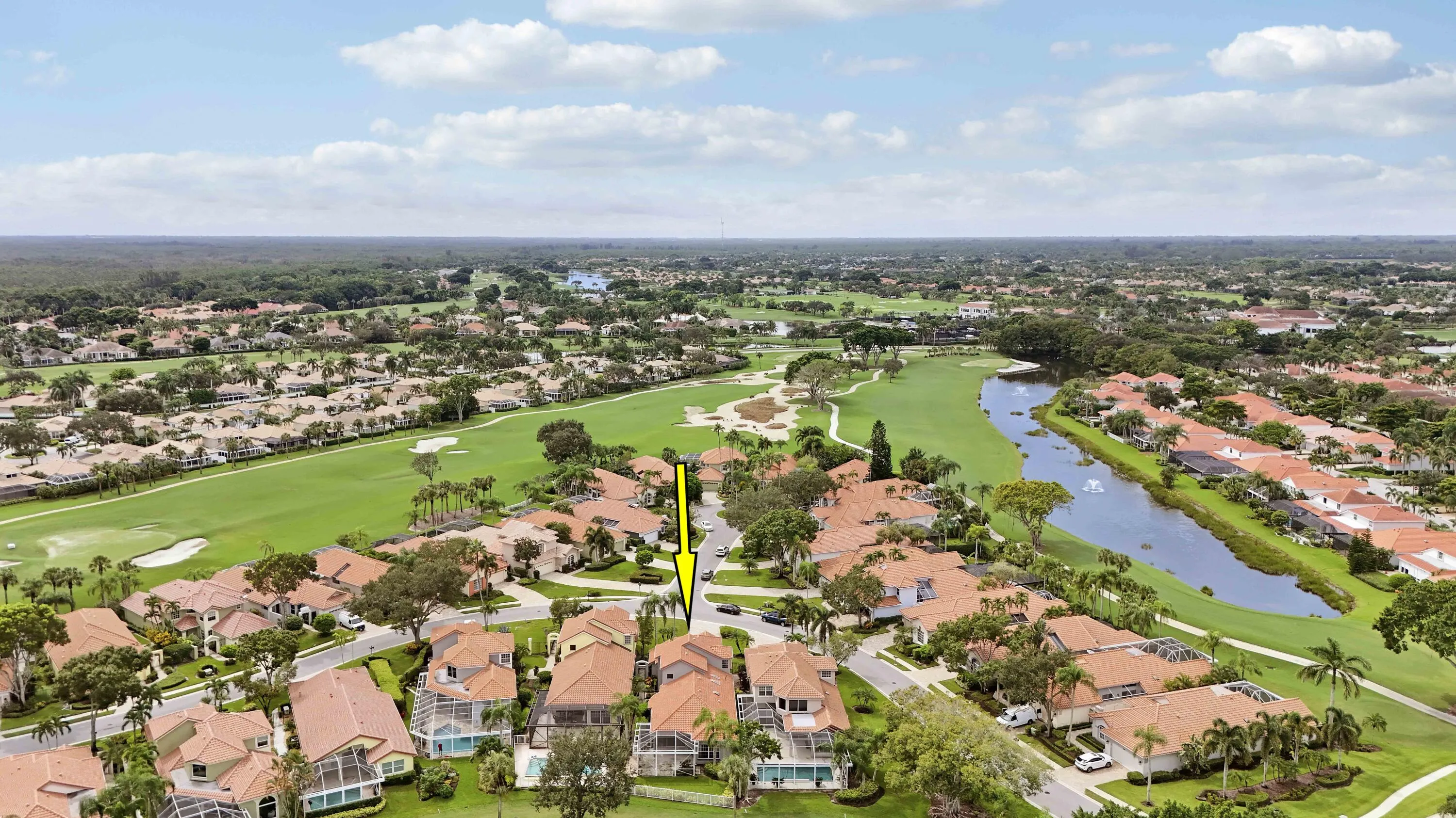 Aerial Golf View
