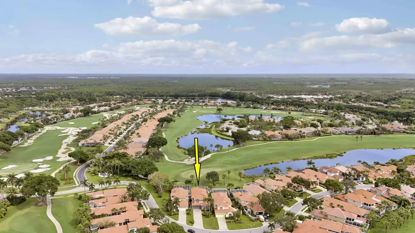 Aerial Golf Course View