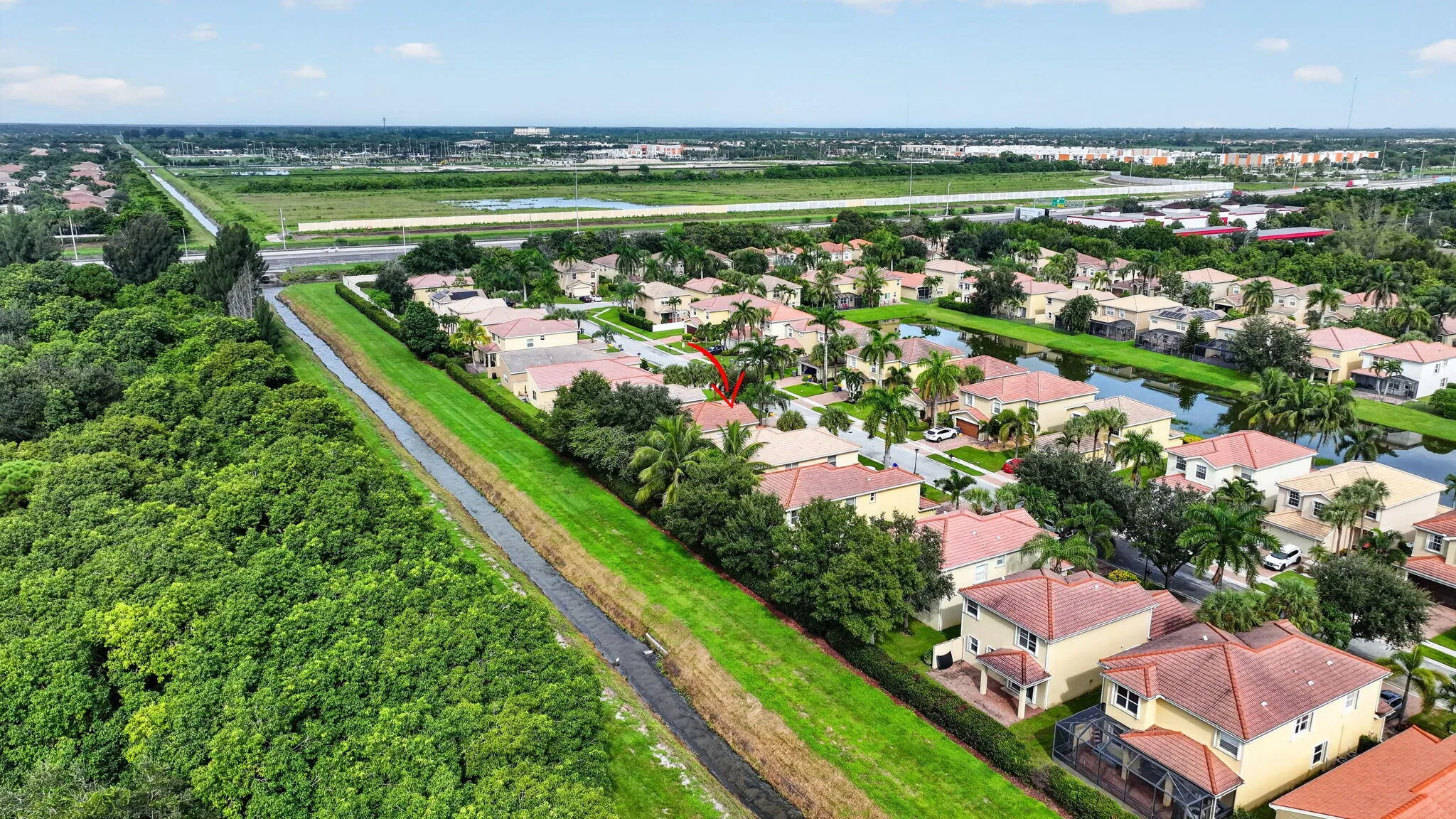 West Aerial View