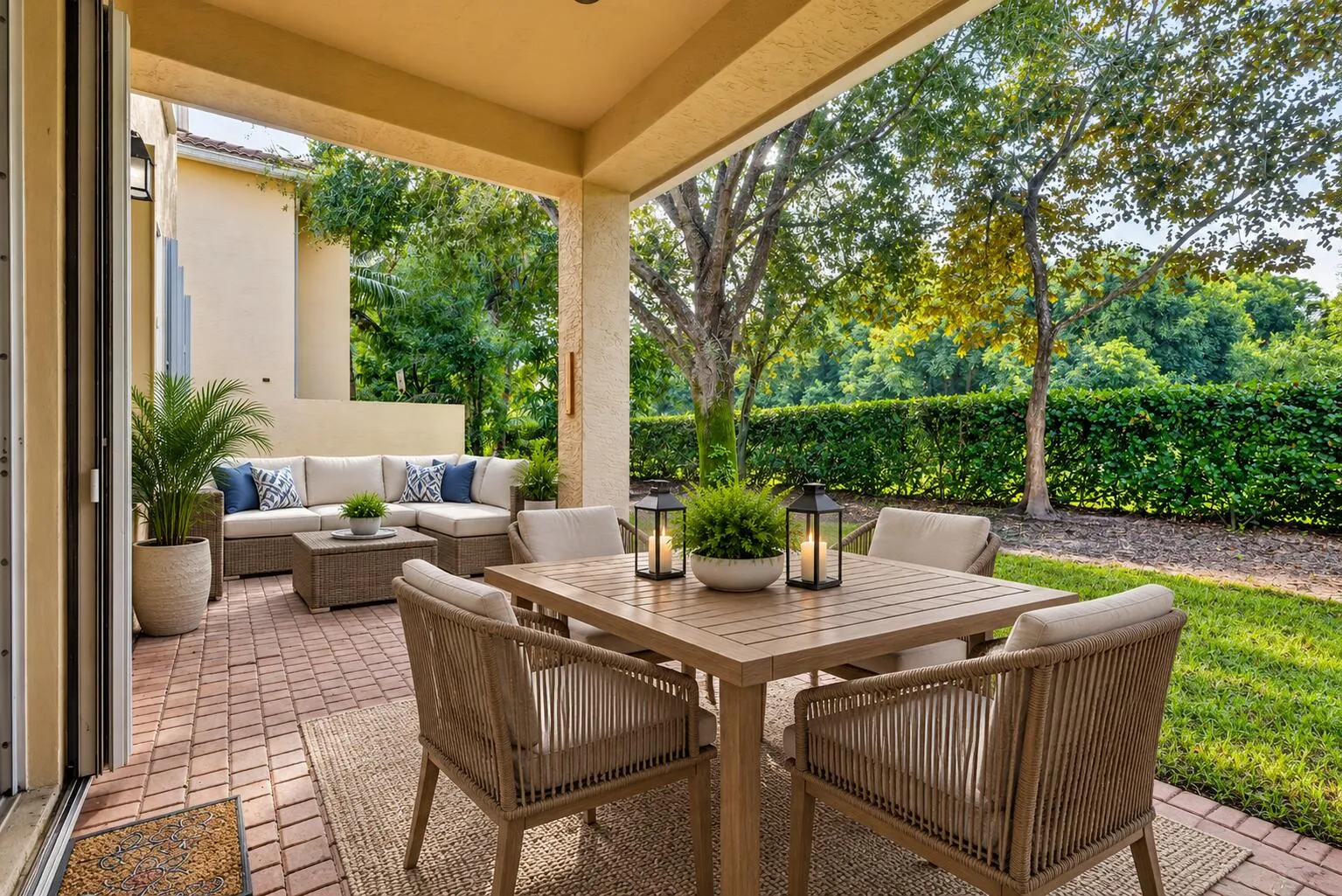 Virtually Staged Backyard