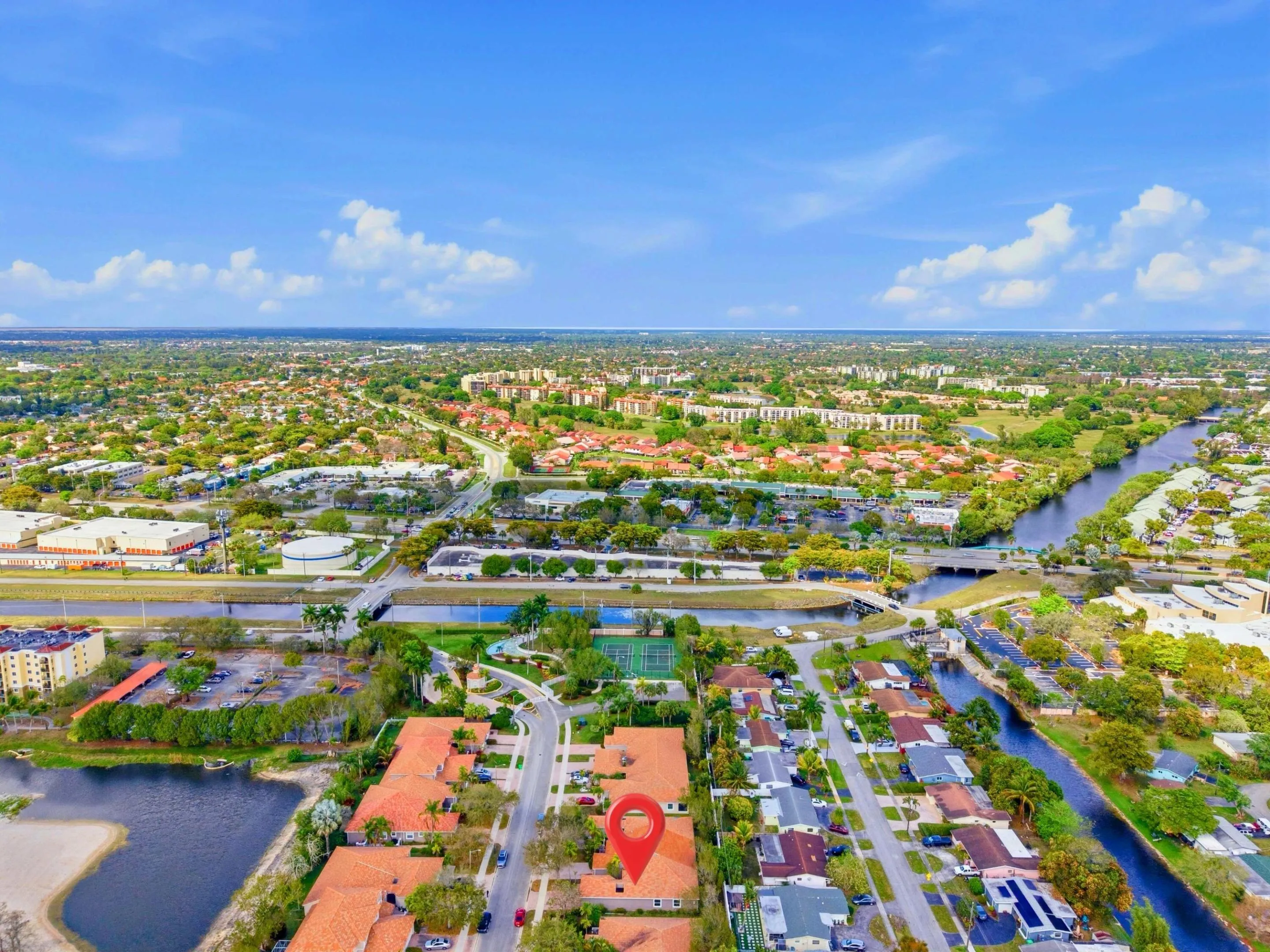 Panoramic to North