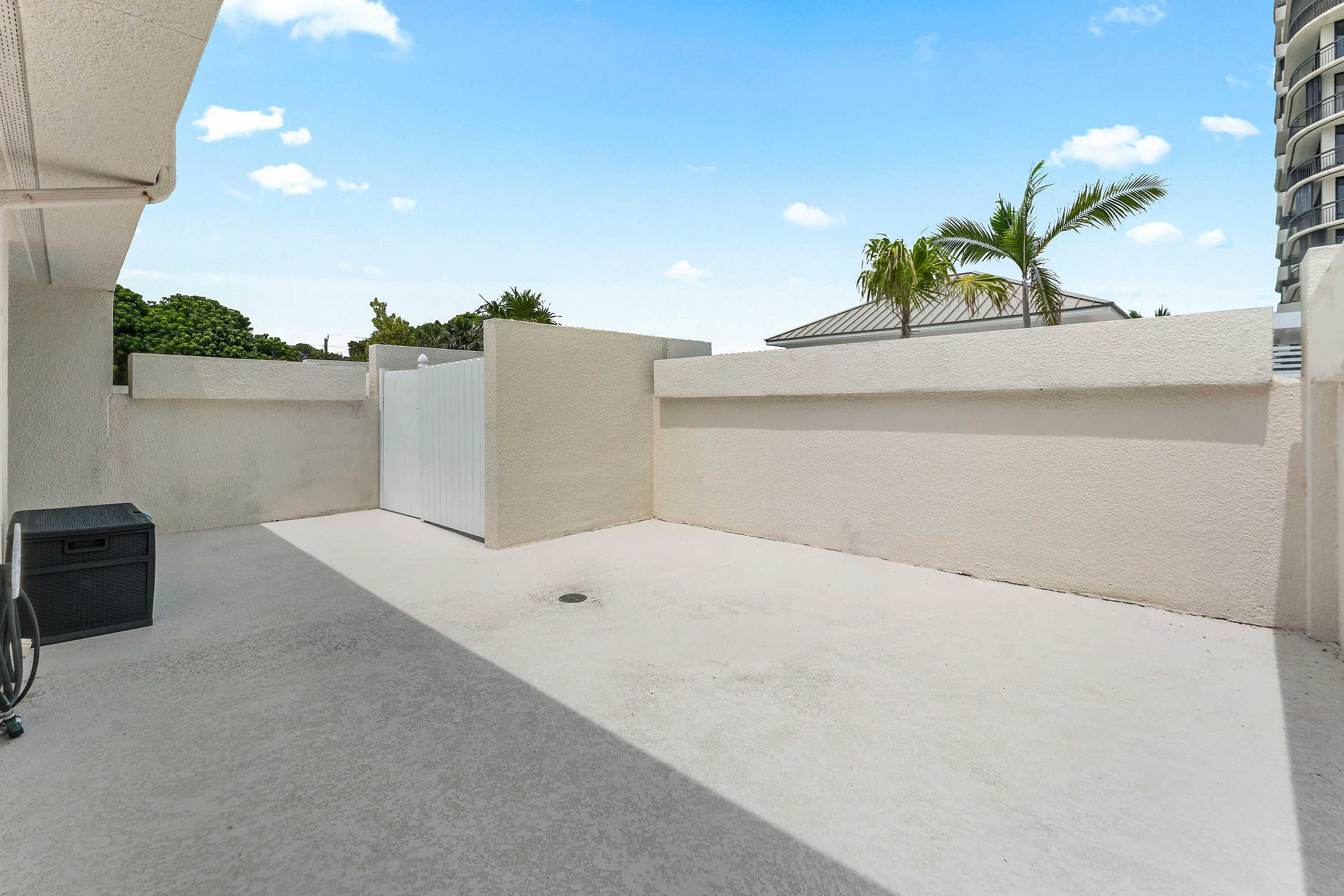 Private Patio off Guest Bedrooms