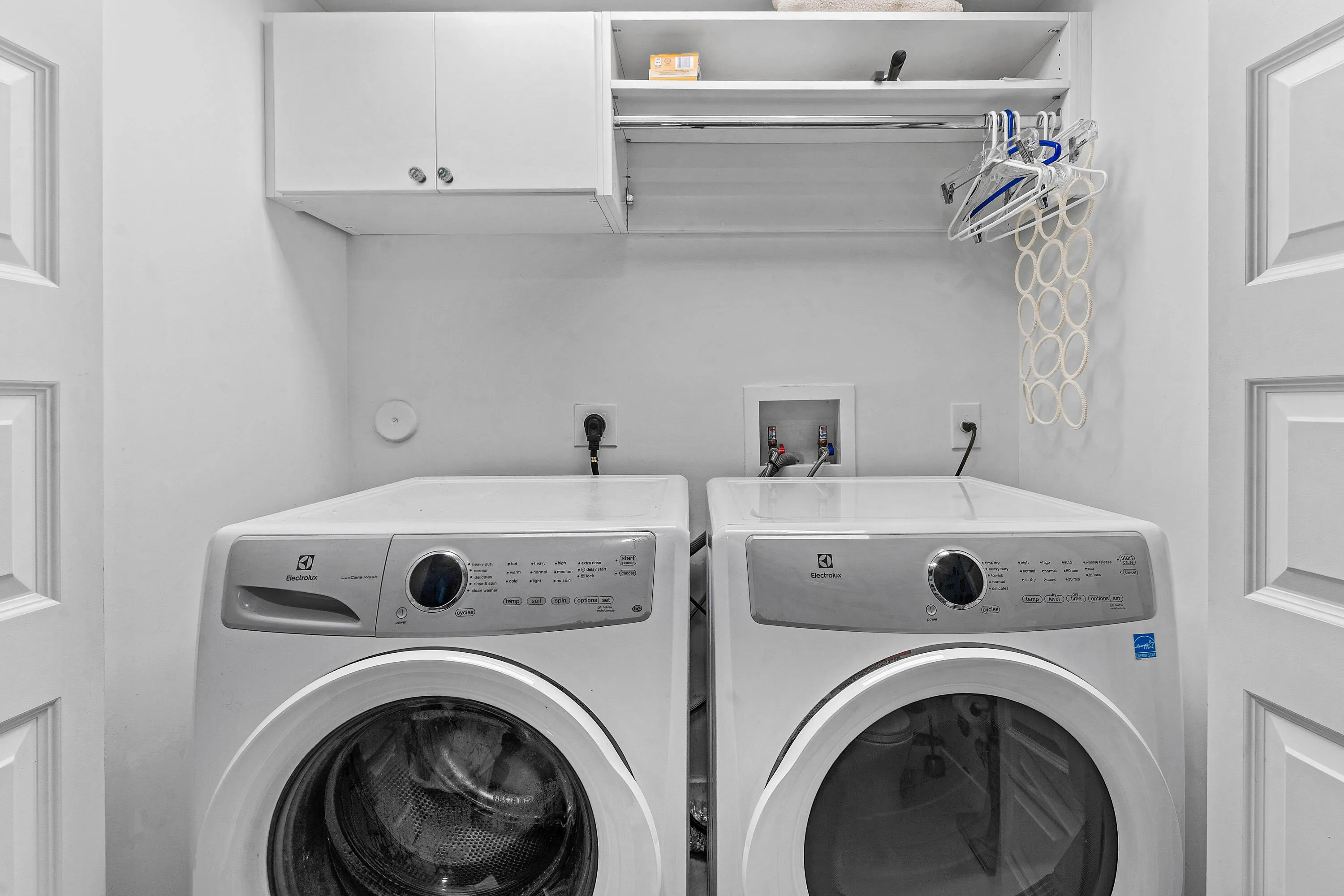Washer & Dryer inside the residence