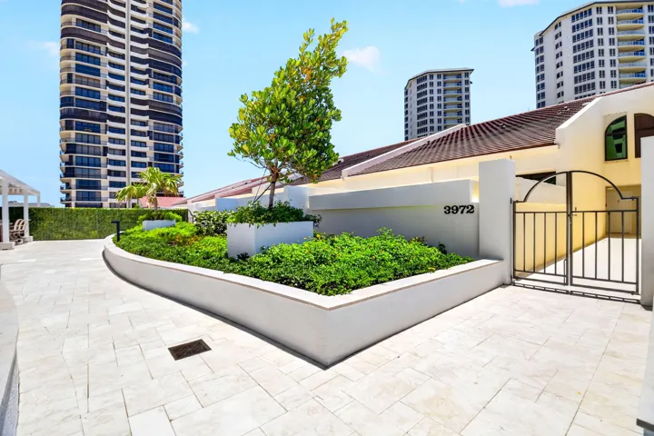 Gated private entry off amenity deck