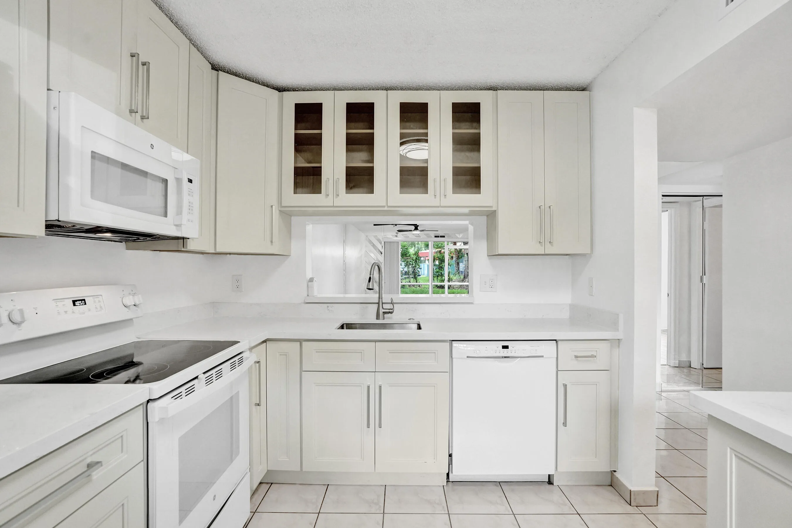 timeless white kitchen