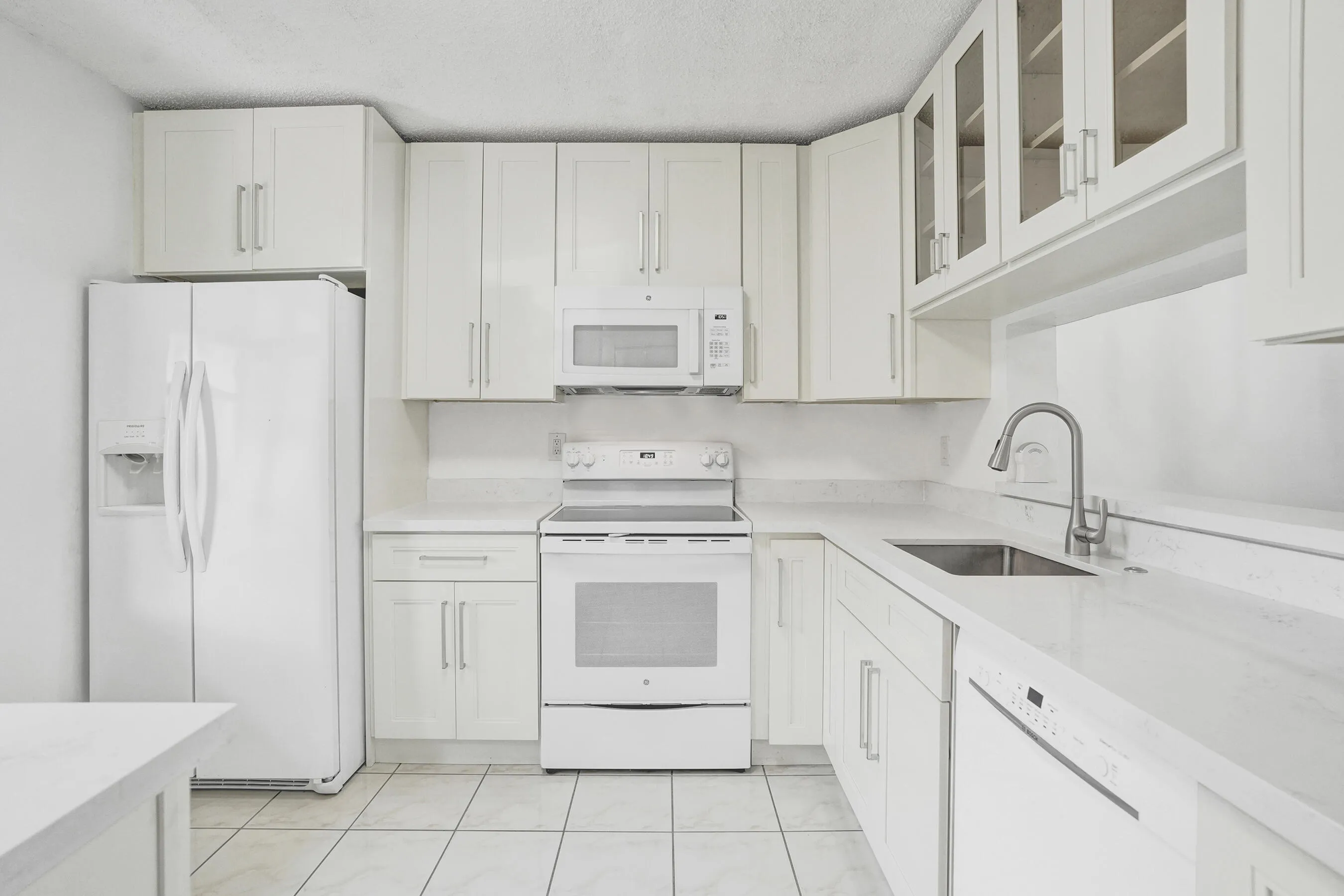Gorgeous Glass Accent Cabinetry
